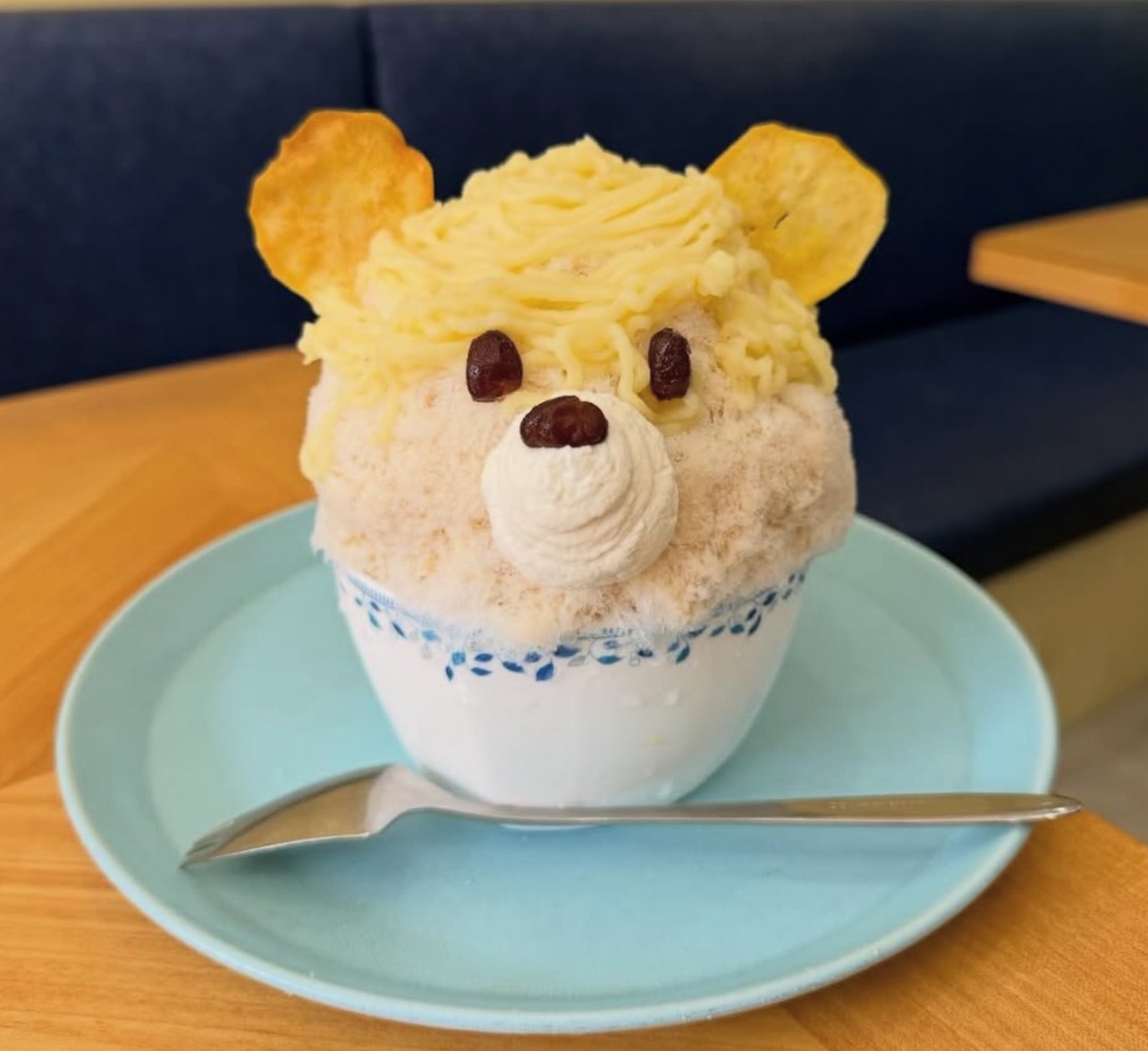 さつま芋のモンブラン氷