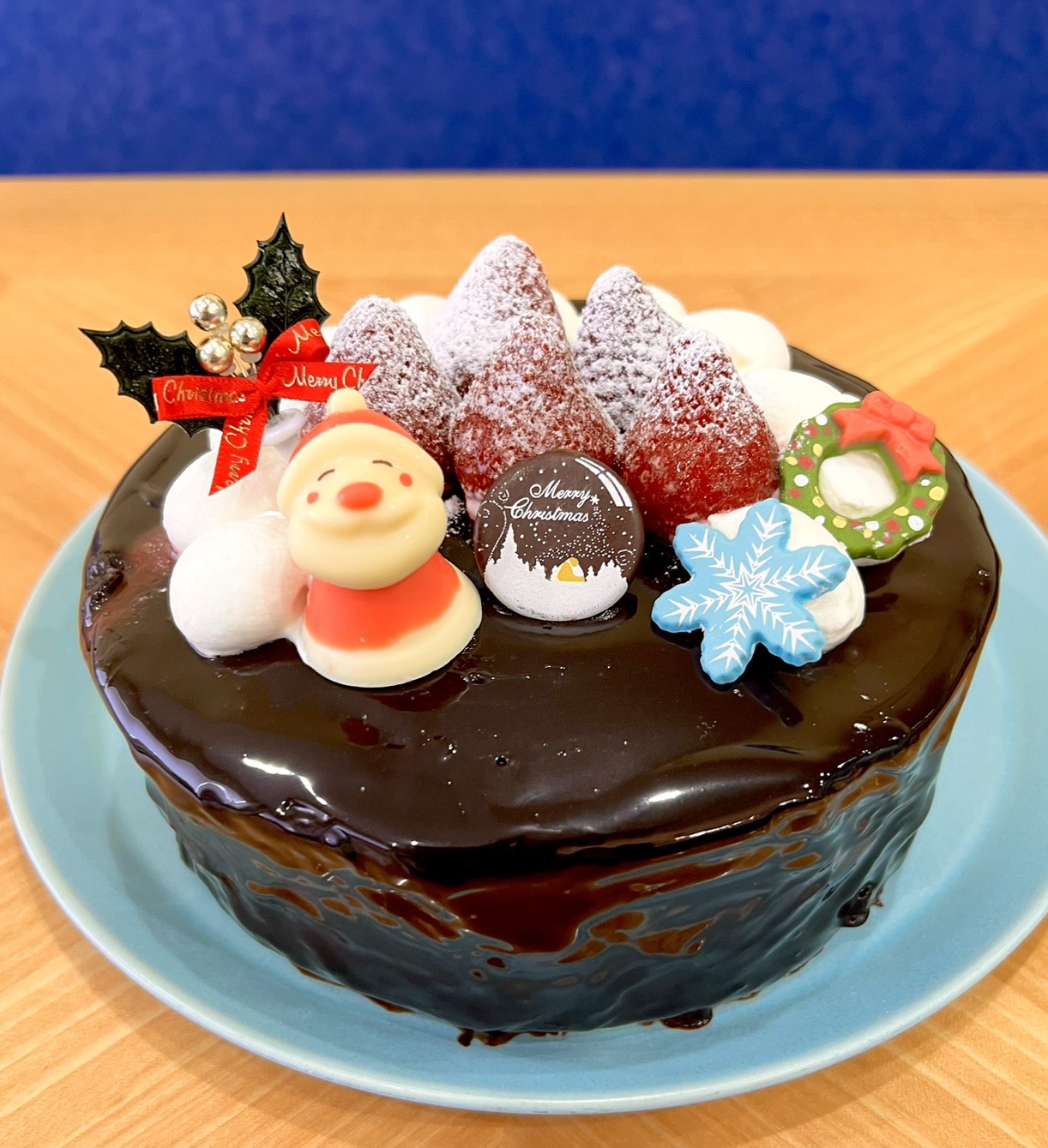 古都華のチョコデコレーションケーキ（クリスマス）